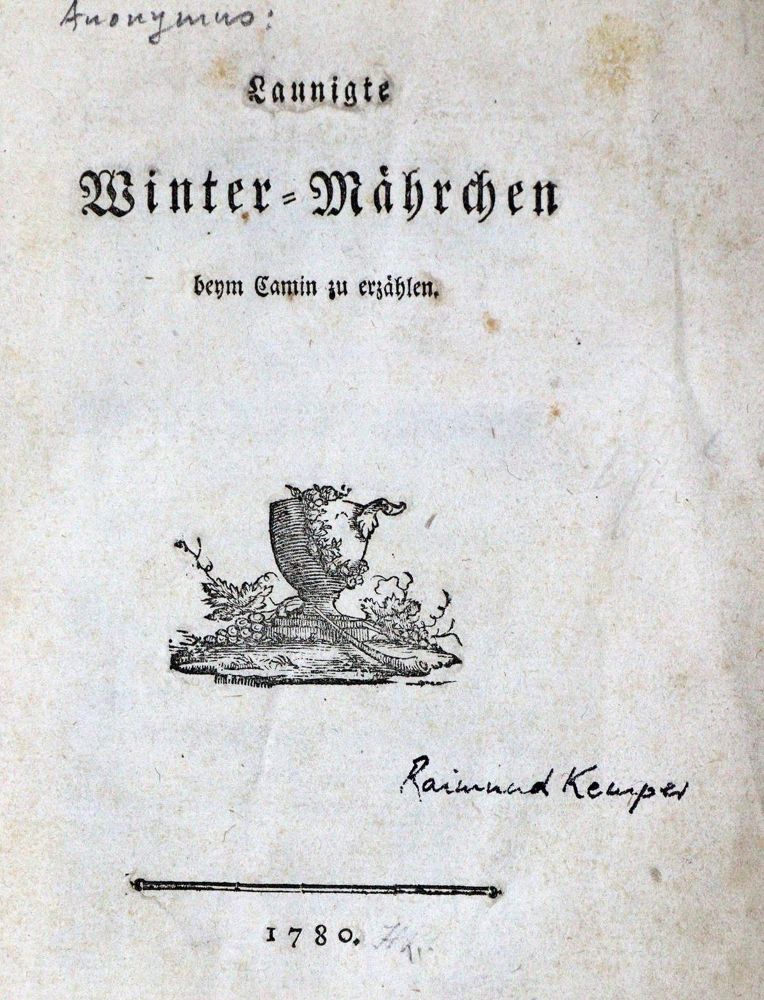 Große Abbildung Nr.1: 129-791 Launigte Winter-Mährchen,: (Kultur- und Sittengeschichte)