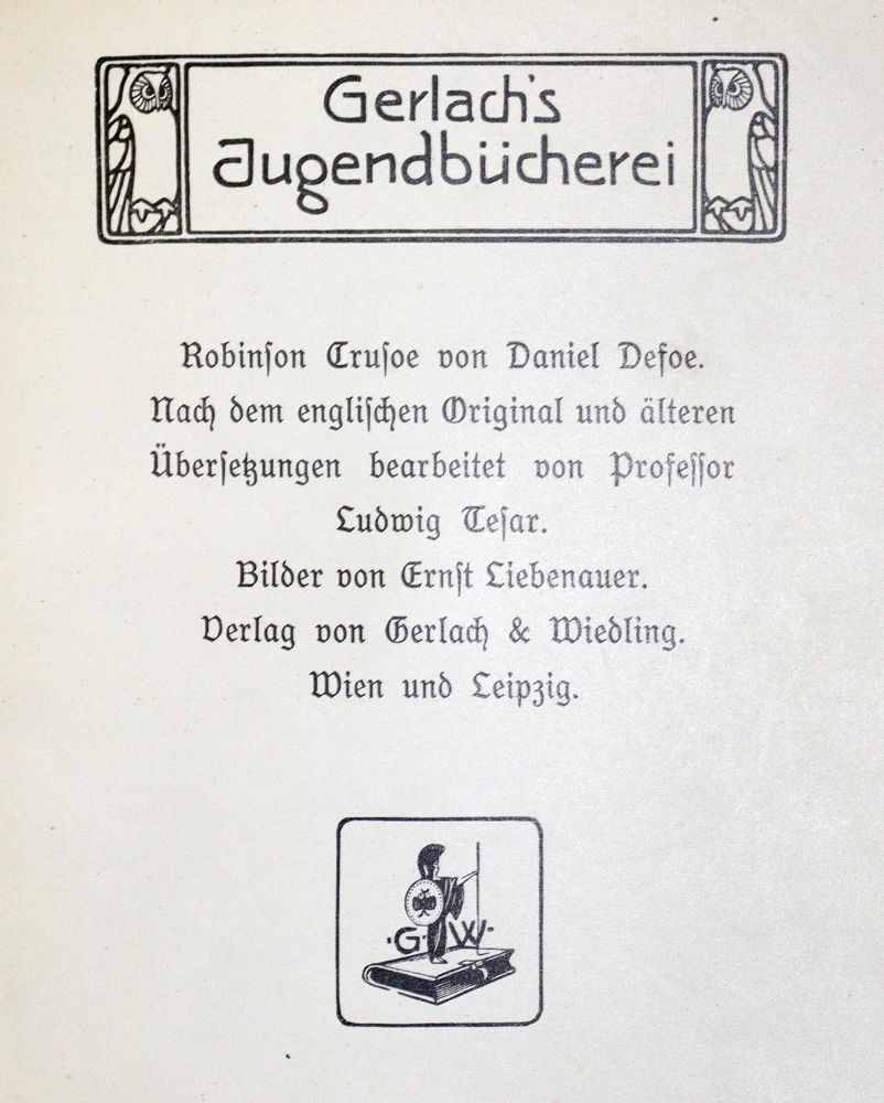 Große Abbildung Nr.2: 129-814 Defoe,D.: (Gerlachs Jugendbücherei)