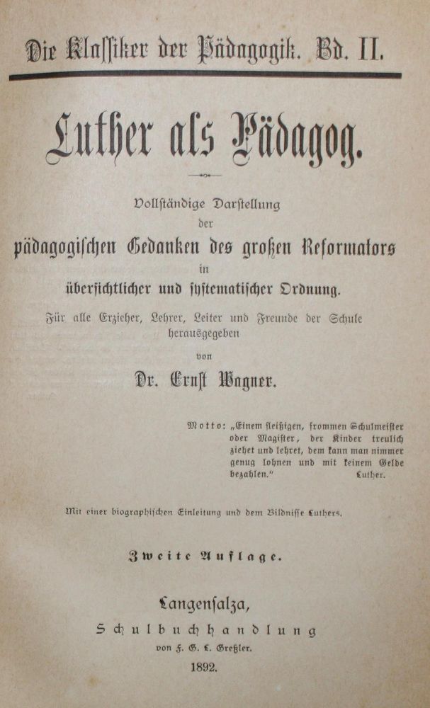 Große Abbildung Nr.1: 129-829 Klassiker der Pädagogik, Die.: (Pädagogik)