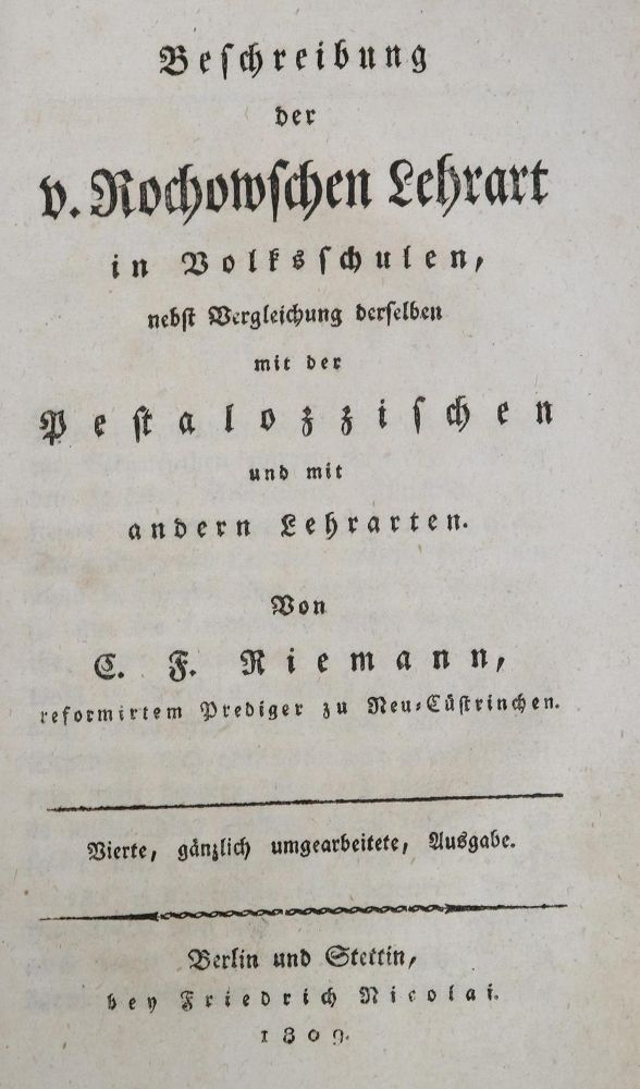 Große Abbildung Nr.1: 129-830 Riemann,C.F.: (Pädagogik)
