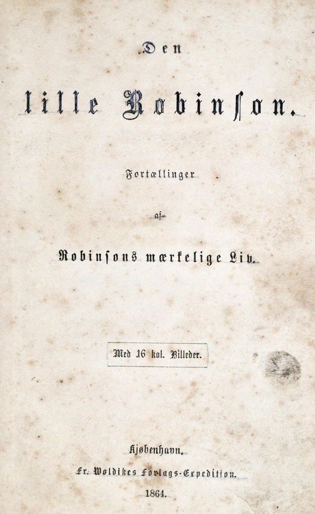 Große Abbildung Nr.2: 129-844 Lille Robinson, Den.: (Robinsonaden)
