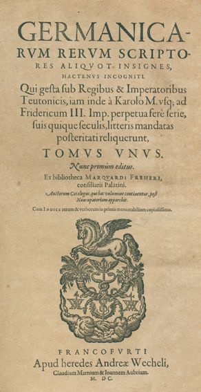 Große Abbildung Nr.1: 129-85 Freher,M.: (Alte Drucke, Handschriften und Theologie)