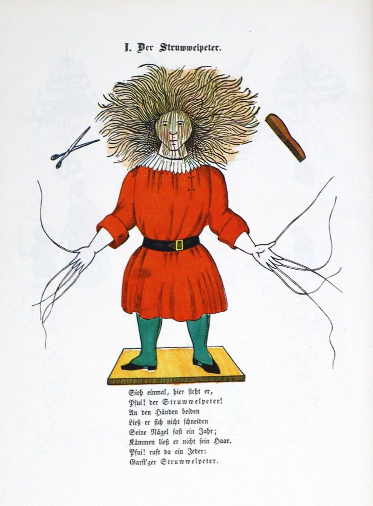 Große Abbildung Nr.1: 129-857 Hoffmann,H.: (Struwwelpeteriaden)
