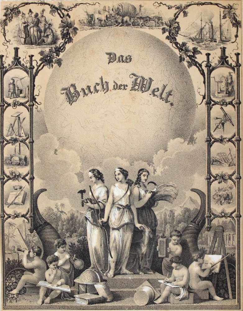Große Abbildung Nr.1: 129-874 Buch der Welt, Das.: (Literatur und illustrierte Bücher bis 19.Jahrhundert)