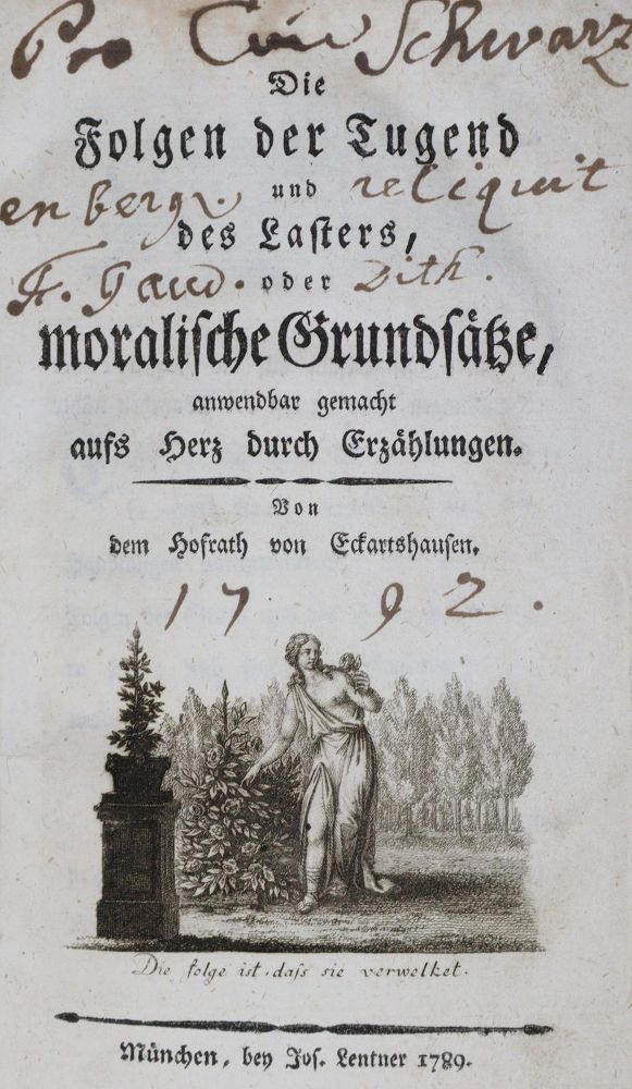 Große Abbildung Nr.1: 129-895 Eckartshausen,K.v.: (Literatur und illustrierte Bücher bis 19.Jahrhundert)