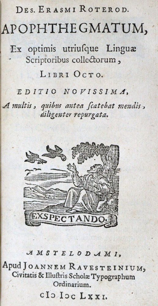Große Abbildung Nr.1: 129-904 Erasmus Roterodamus,D.: (Literatur und illustrierte Bücher bis 19.Jahrhundert)