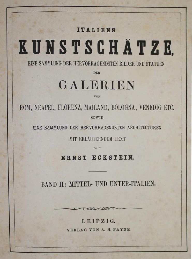 Große Abbildung Nr.1: 129-912 Eckstein,E.: (Galeriewerke)