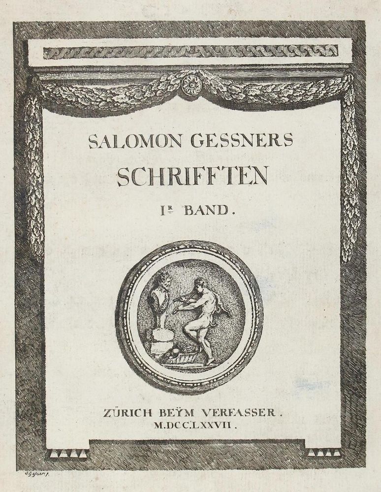 Große Abbildung Nr.2: 129-916 Gessner,S.: (Literatur und illustrierte Bücher bis 19.Jahrhundert)