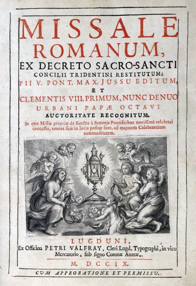 Große Abbildung Nr.1: 129-93 Missale Romanum: (Gesangbücher)