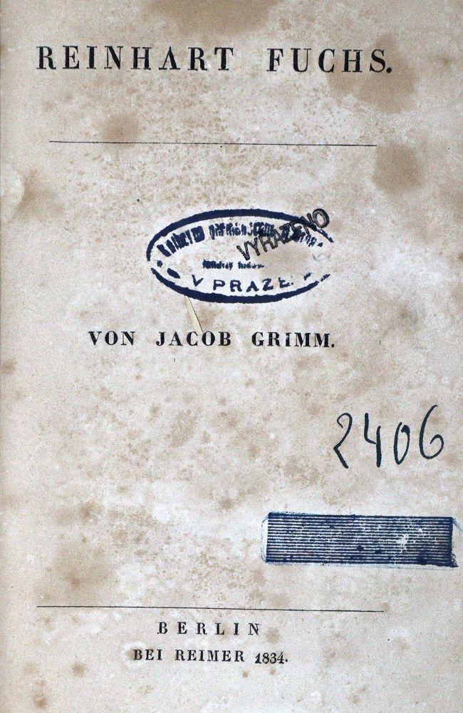 Große Abbildung Nr.1: 129-930 Grimm,J.: (Literatur und illustrierte Bücher bis 19.Jahrhundert)