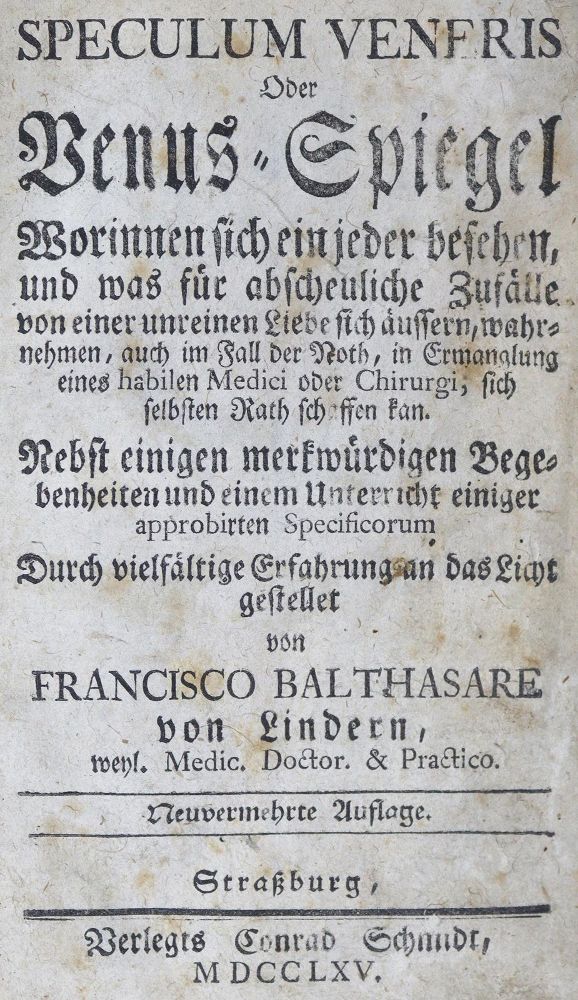 Große Abbildung Nr.1: 129-967 Lindern,F.B.v.: (Literatur und illustrierte Bücher bis 19.Jahrhundert)