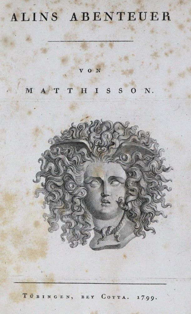 Große Abbildung Nr.1: 129-974 Matthisson,(F.v.).: (Literatur und illustrierte Bücher bis 19.Jahrhundert)