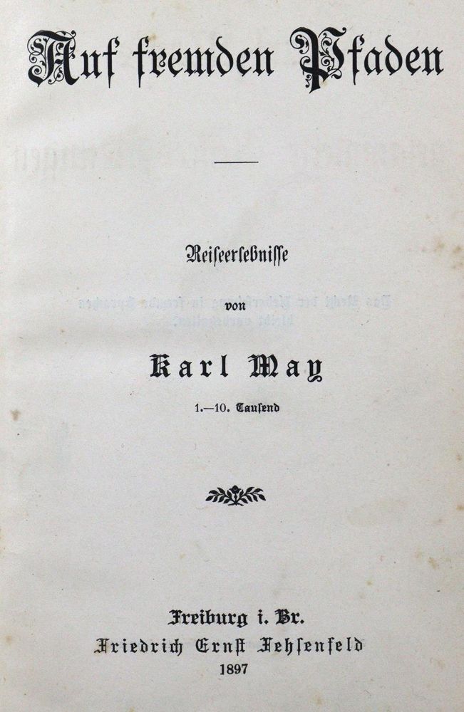Große Abbildung Nr.1: 129-984 May,K.: (Literatur und illustrierte Bücher bis 19.Jahrhundert)