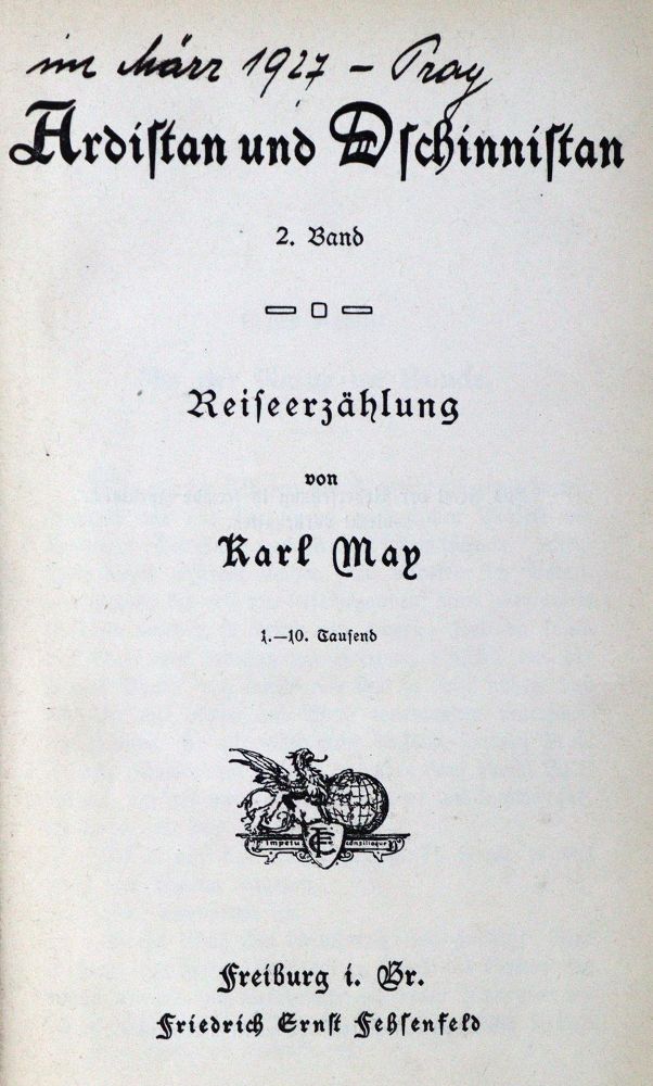 Große Abbildung Nr.1: 129-986 May,K.: (Literatur und illustrierte Bücher bis 19.Jahrhundert)