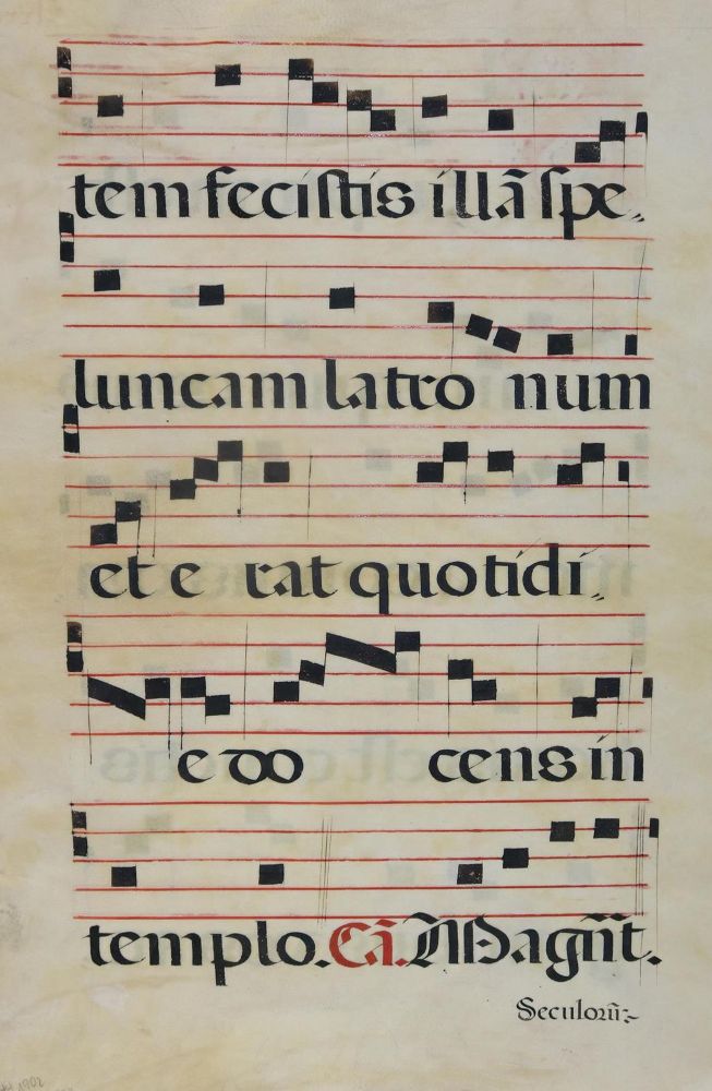 Große Abbildung Nr.1: 129-99 Antiphonar.: (Handschriften)