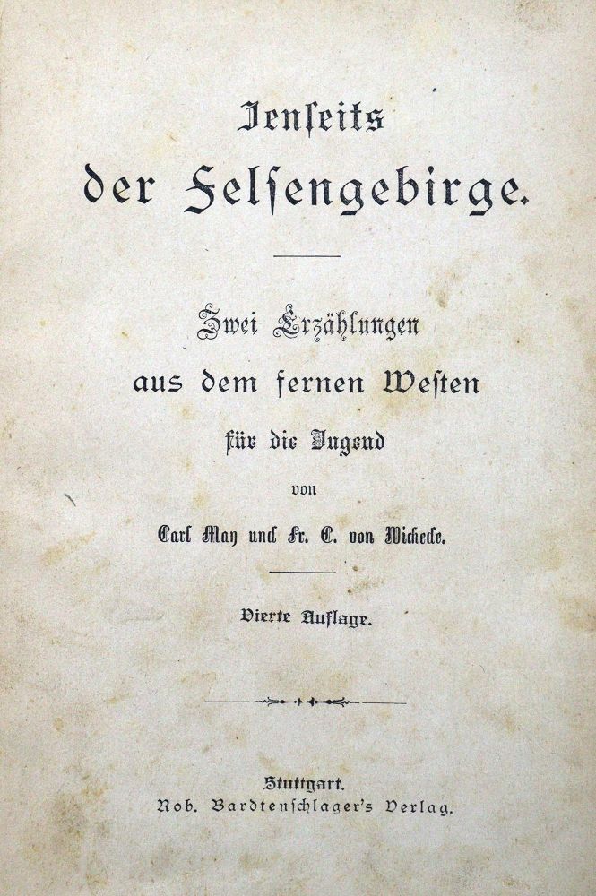 Große Abbildung Nr.2: 129-994 May,K.: (Literatur und illustrierte Bücher bis 19.Jahrhundert)