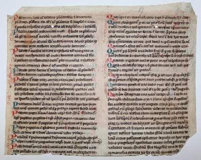 Bild Nr.2: 129-103 Vokabular.: (Handschriften, Einbandmakulatur)