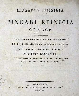 Bild Nr.1: 129-1046 Pindar.: (Literatur und illustrierte Bücher bis 19.Jahrhundert)
