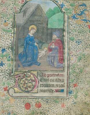 Bild Nr.4: 129-105 (Horae B.M.V.).: (Handschriften)