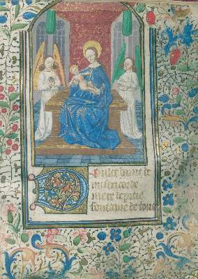 Bild Nr.8: 129-105 (Horae B.M.V.).: (Handschriften)