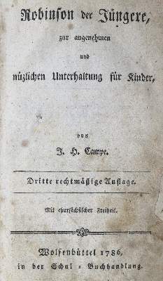 Bild Nr.1: 129-1065 Campe,J.H.: (Robinsonaden)