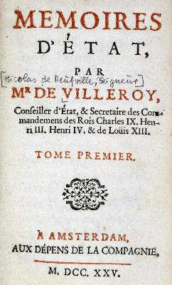 Bild Nr.1: 129-1096 Villeroy,N. de Neufville.: (Literatur und illustrierte Bücher bis 19.Jahrhundert)