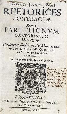 Bild Nr.1: 129-1097 Vossius,G.J.: (Literatur und illustrierte Bücher bis 19.Jahrhundert)