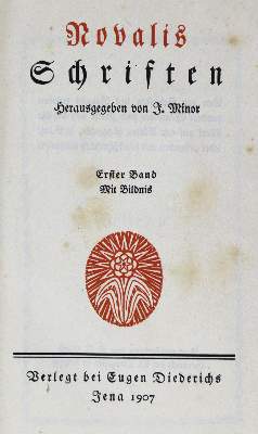 Bild Nr.1: 129-1153 Novalis (d.i. F.v.Hardenberg).: (Einband)