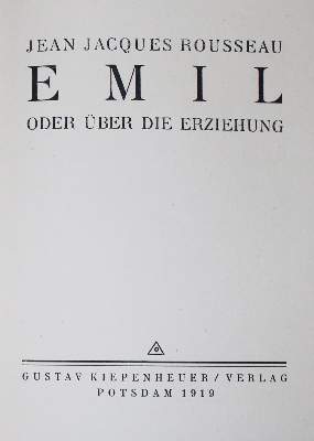 Bild Nr.1: 129-1155 Rousseau,J.J.: (Einband)