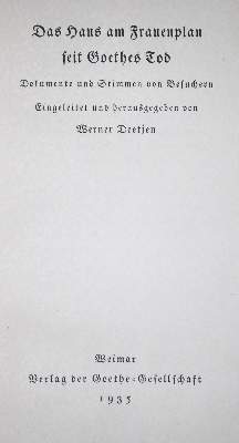 Bild Nr.1: 129-1178 Goethe,J.W.v.: (Literatur und illustrierte Bücher 20.Jahrhundert - Alte Literatur in modernen Ausgaben)