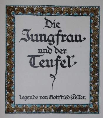 Bild Nr.1: 129-1224 Keller,G.: (Literatur und illustrierte Bücher 20.Jahrhundert - Alte Literatur in modernen Ausgaben)
