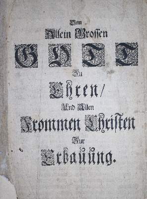 Bild Nr.1: 129-123 Herberger,V.: (Alte Drucke, Handschriften und Theologie)