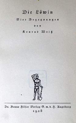 Bild Nr.1: 129-1332 Weiß,K.: (Literatur und illustrierte Bücher 20.Jahrhundert - Alte Literatur in modernen Ausgaben)