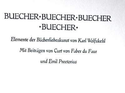 Bild Nr.1: 129-1336 Wolfskehl,K.: (Literatur und illustrierte Bücher 20.Jahrhundert - Alte Literatur in modernen Ausgaben)