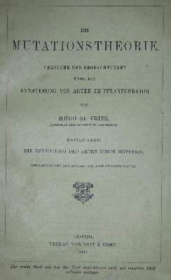 Bild Nr.1: 129-1375 Vries,H.de.: (Botanik)