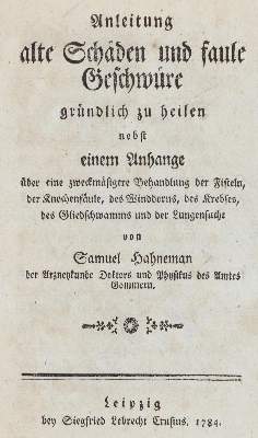 Bild Nr.1: 129-1379 Hahnemann,S.: (Homöopathie)