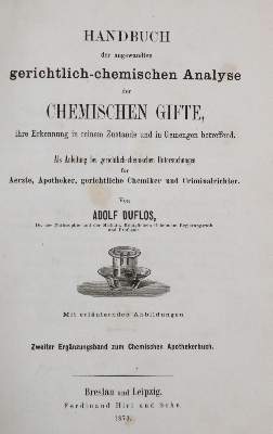 Bild Nr.1: 129-1397 Duflos,A.: (Medizin, Pharmazie)