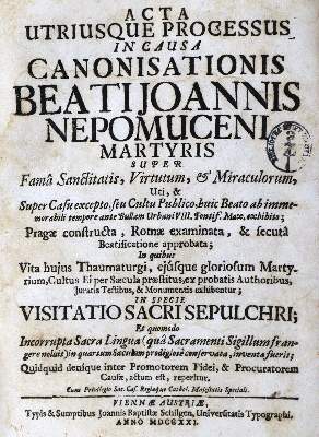 Bild Nr.1: 129-141 Acta utriusque processus: (Johannes von Nepomuk)