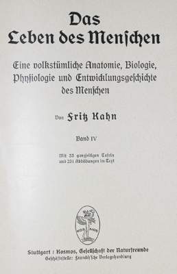 Bild Nr.1: 129-1440 Kahn,F.: (Verschiedene Gebiete - Varia, Anthropologie)