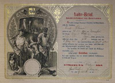 Bild Nr.1: 129-1469 Sammlung: (Verschiedene Gebiete - Varia, Handwerk, Kundschaften)