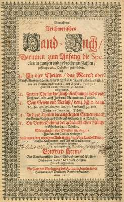 Bild Nr.1: 129-1475 Herr,G.: (Verschiedene Gebiete - Varia, Mathematik, Schlesien)