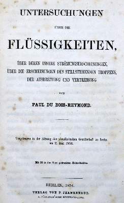 Bild Nr.2: 129-1495 Hagen,G.: (Verschiedene Gebiete - Varia, Strömungslehre)