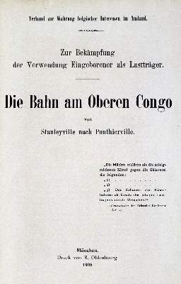 Bild Nr.1: 129-1500 Bahn am oberen Congo, Die,: (Afrika, Kongo)