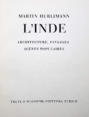 Bild Nr.1: 129-1534 Hürlimann,M.: (Asien, Indien)