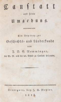 Bild Nr.1: 129-1567 Memminger,J.D.G.: (Deutschland, Cannstatt)