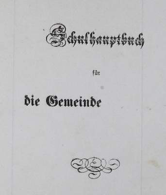 Bild Nr.1: 129-1580 Schulhauptbuch: (Deutschland, Hagen, Pädagogik)