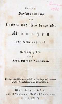 Bild Nr.1: 129-1608 Schaden,A.v. (Hrsg.): (Deutschland, München)