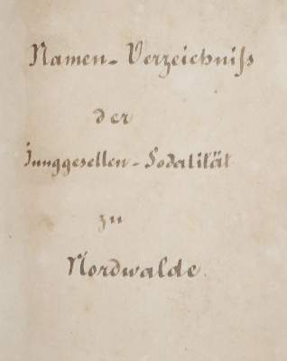 Bild Nr.1: 129-1611 Namen-Verzeichniss: (Deutschland, Nordwalde, Handschriften)