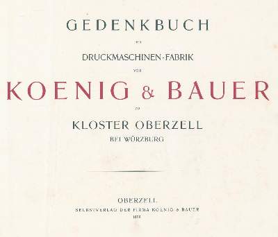 Bild Nr.1: 129-1613 Koenig & Bauer.: (Deutschland, Oberzell)