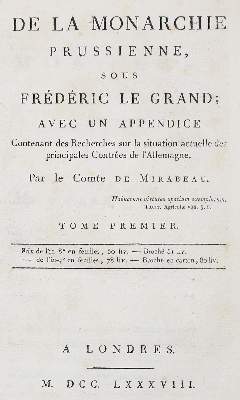 Bild Nr.4: 129-1620 Mirabeau,(H.G.V.R.).: (Deutschland, Preussen)
